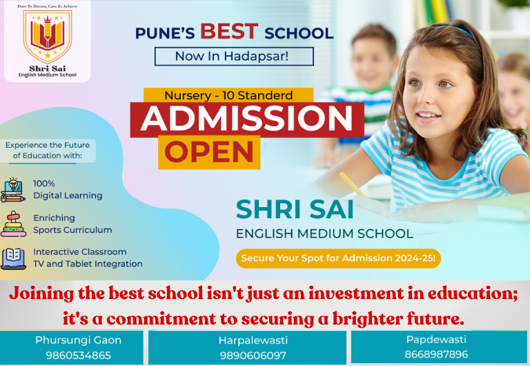 Nursery, Pre-Primary School in Phursungi, Hadapsar - Pune